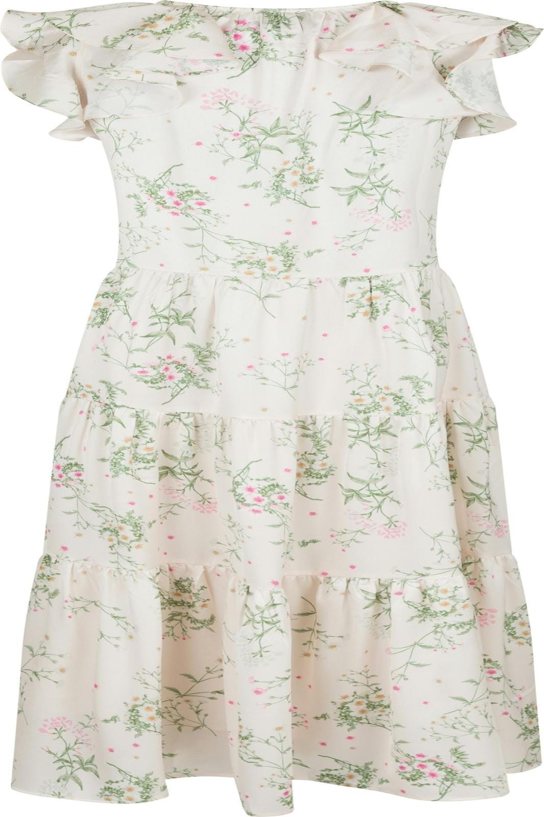 Neo Noir - Messina Flower Field Dress - Off White