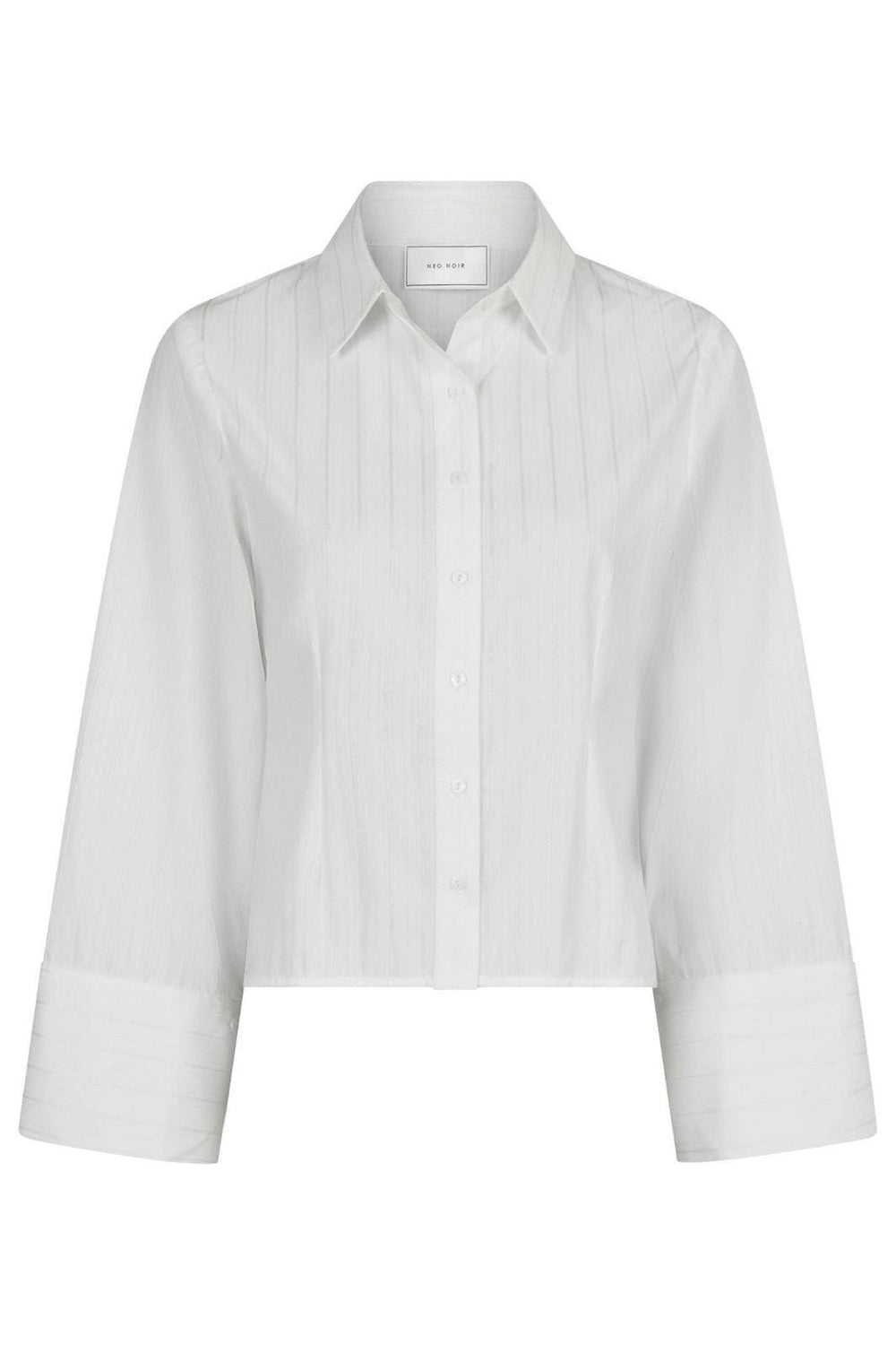 Forudbestilling - Neo Noir - Rosa Solid Shirt - White Skjorter 