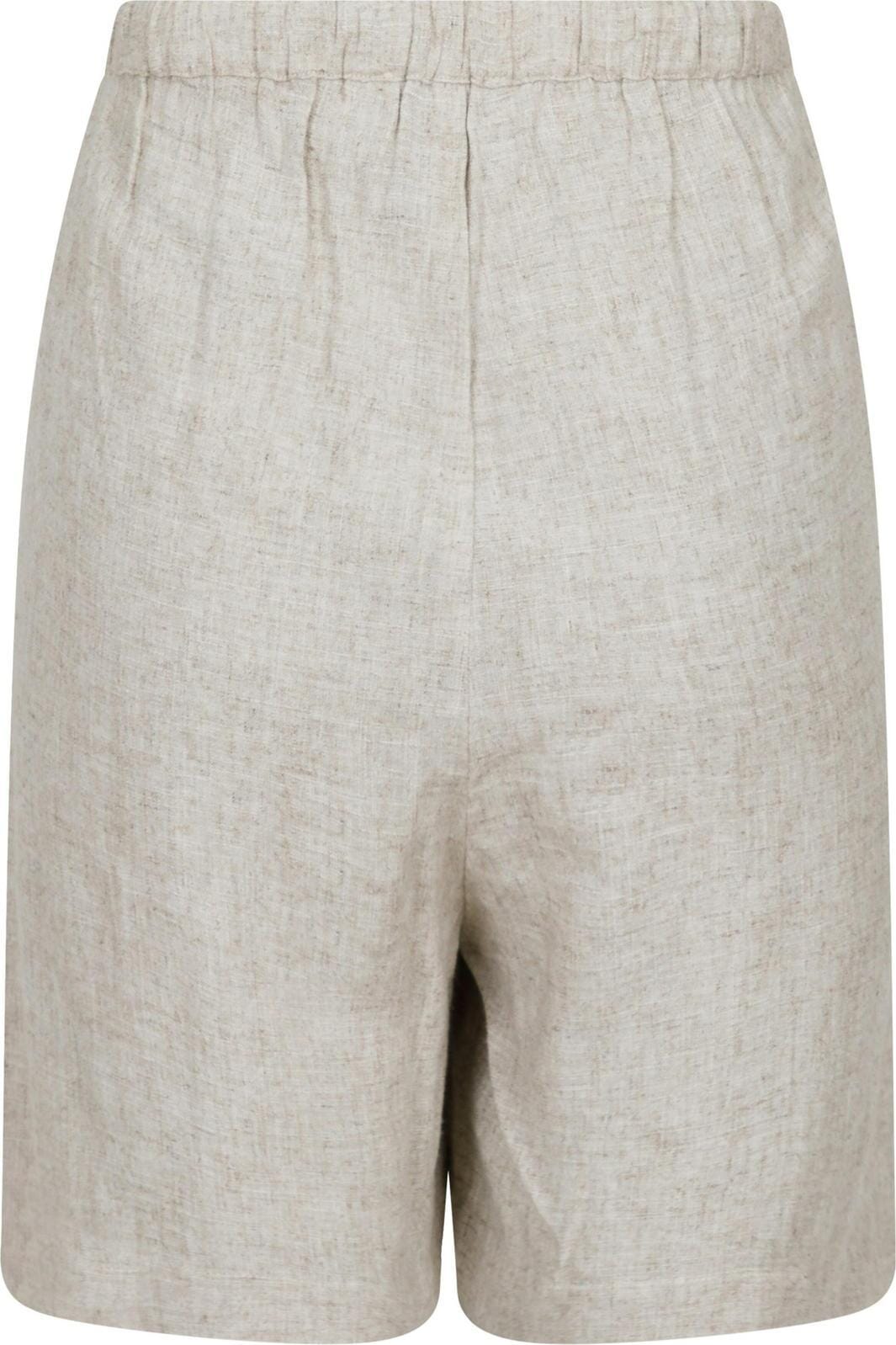 Neo Noir - Santo Soft Linen Shorts - Natural