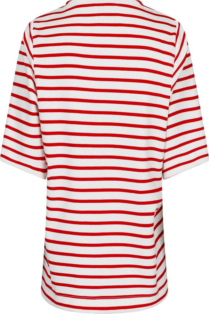 Neo Noir - Soanie Stripe Tee - Red