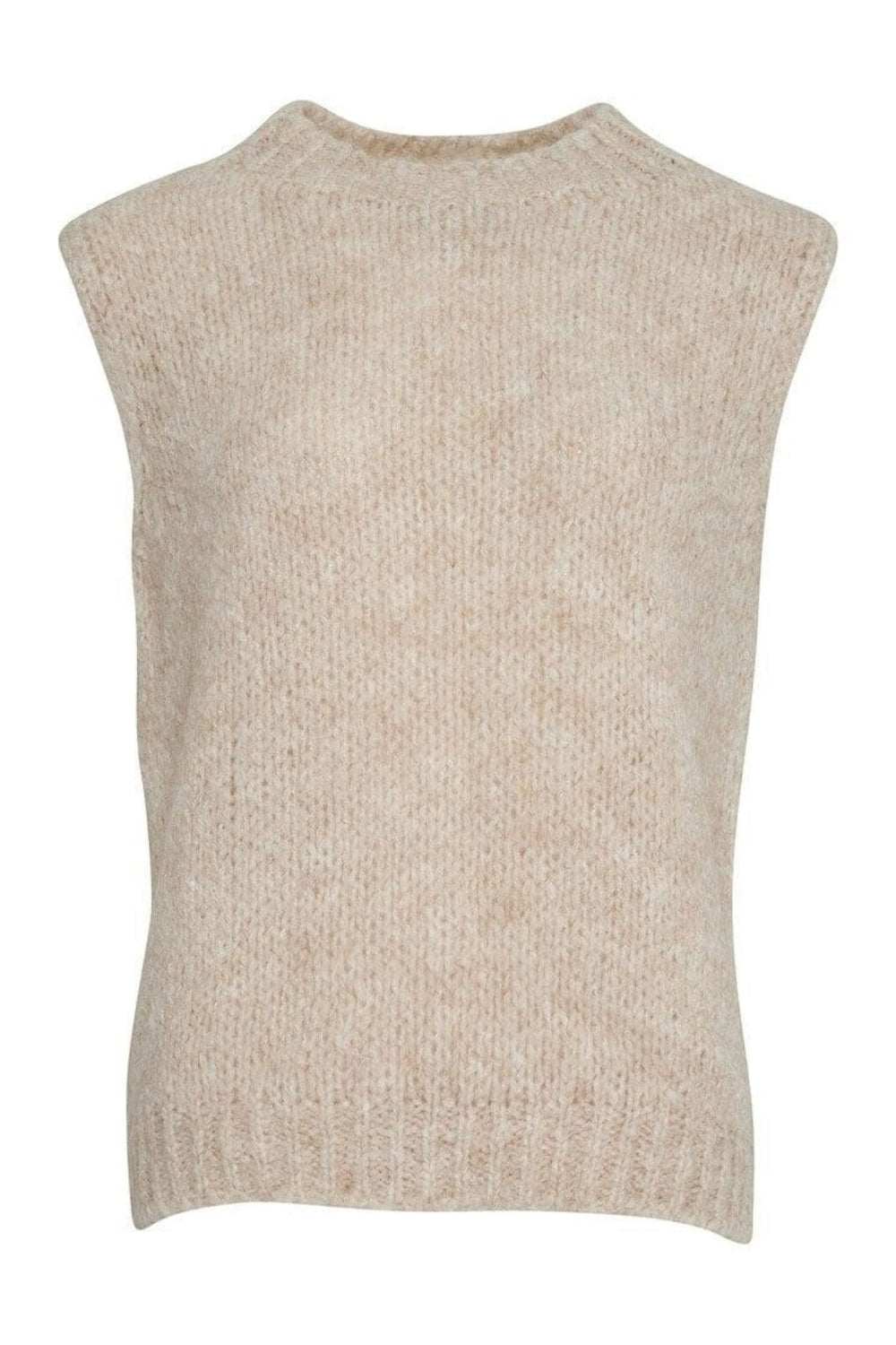 Forudbestilling - Noella - Kala Knit Vest 11162185 - Oatmeal