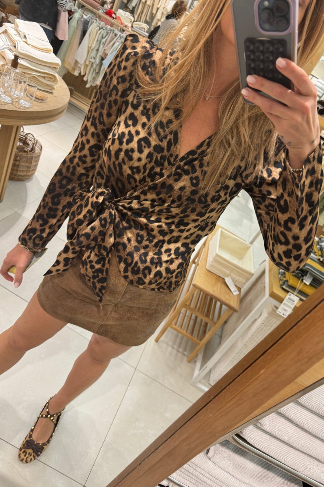 Forudbestilling - Valentin Studio - Josie Leopard Blouse - Leopard Bluser 