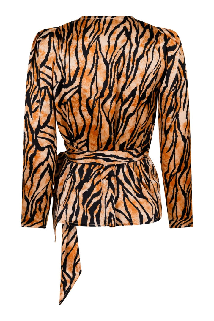 Forudbestilling - Valentin Studio - Josie Zebra Blouse - Orange Bluser 