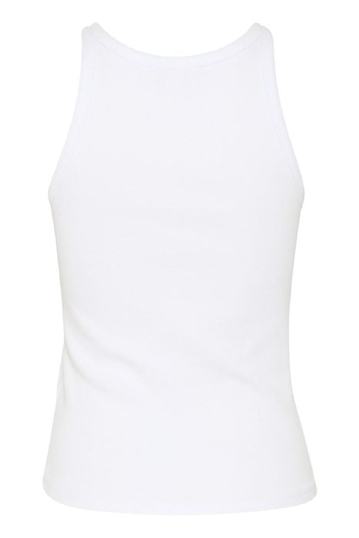 Gestuz - Gzdrew Rhinestone Logo Tank - 110601 Bright White