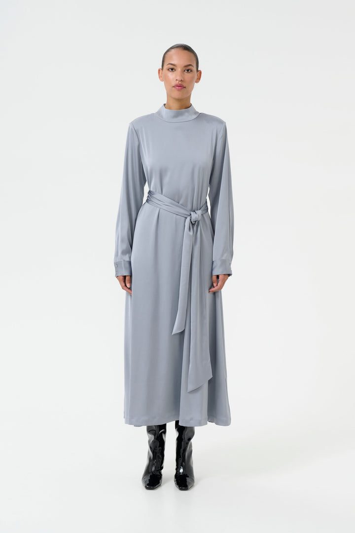 Gestuz - Harpergz Ls Dress 10909750 - 105098 - Grey Blue Kjoler 