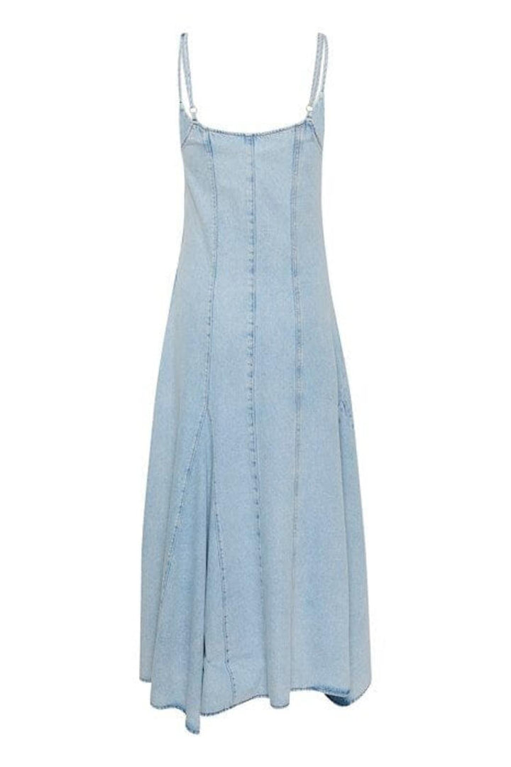 Gestuz - KailaGZ sl long dress - Light blue washed Kjoler 