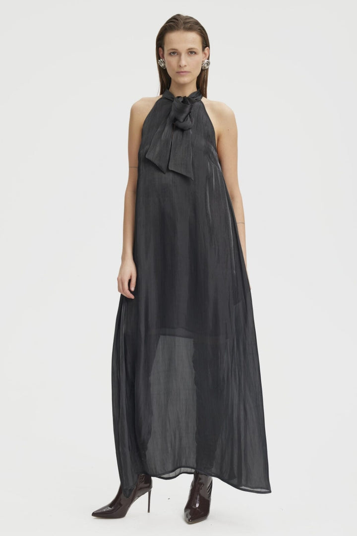 Gestuz - YaliaGZ long dress - Black Kjoler 