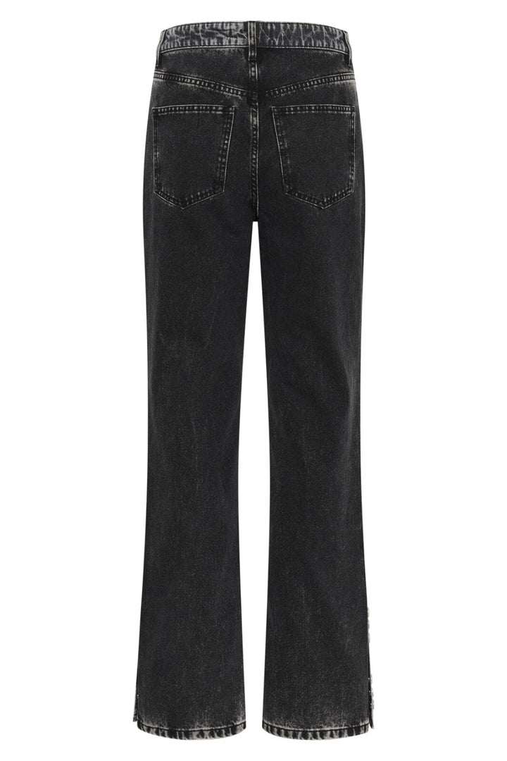 Gestuz - Zuvagz Straight Jeans - 104987 Dark Grey Washed