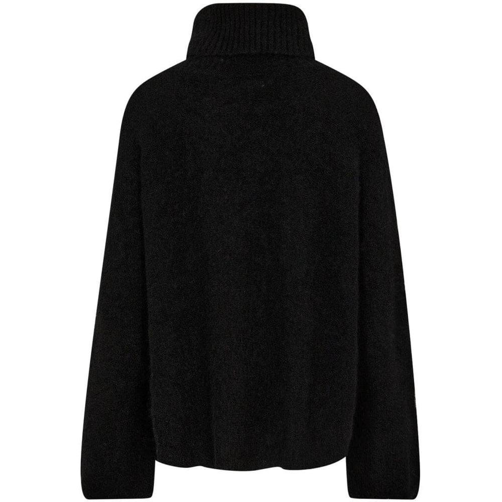 Gossia - Noomigo Sweater - Black Strikbluser 