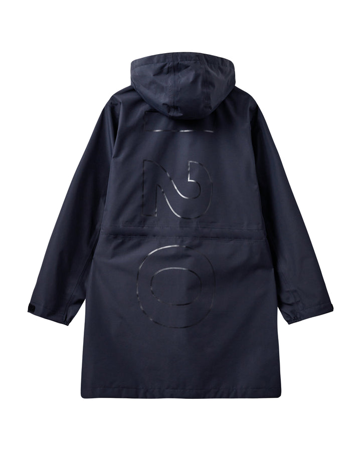 H2O - Rømø Lw Rain Long Jacket - 2500 Navy Regnjakker 