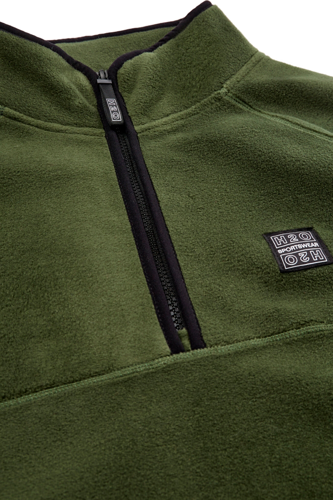 H2O - Sejerø Fleece Half Zip - Army Fleece jakker 