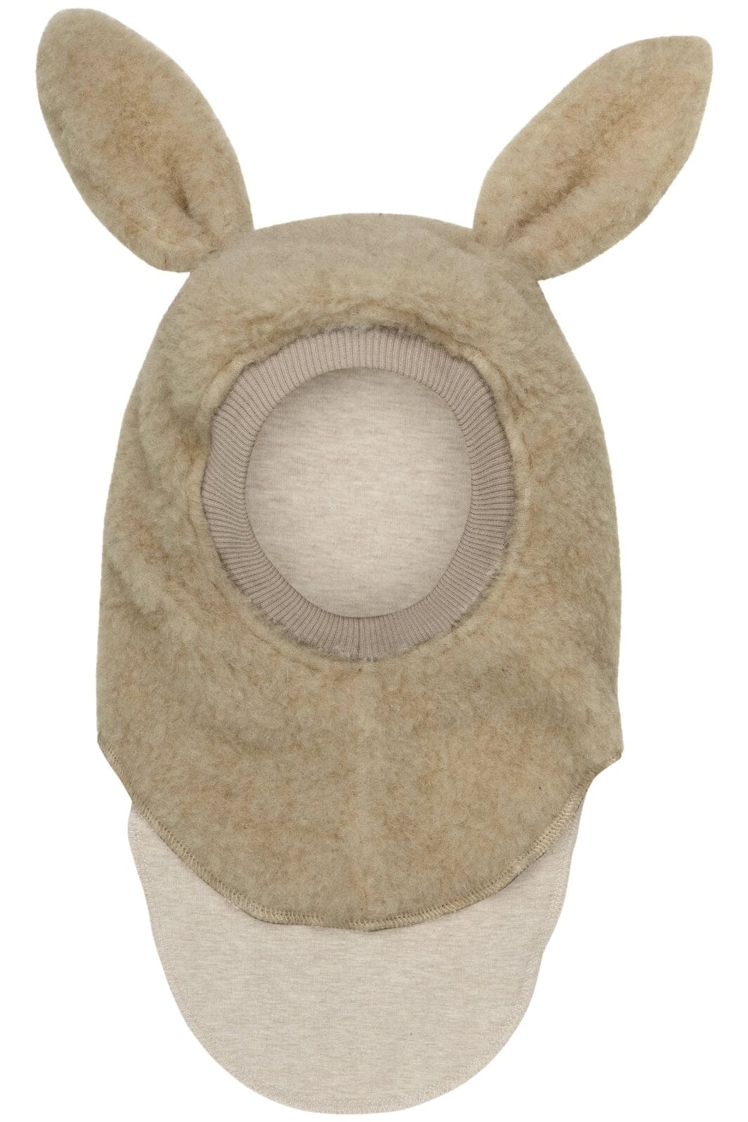 Huttelihut - Balaclava Ears Wool Teddy 460200 - 2900 Cement Elefanthuer 