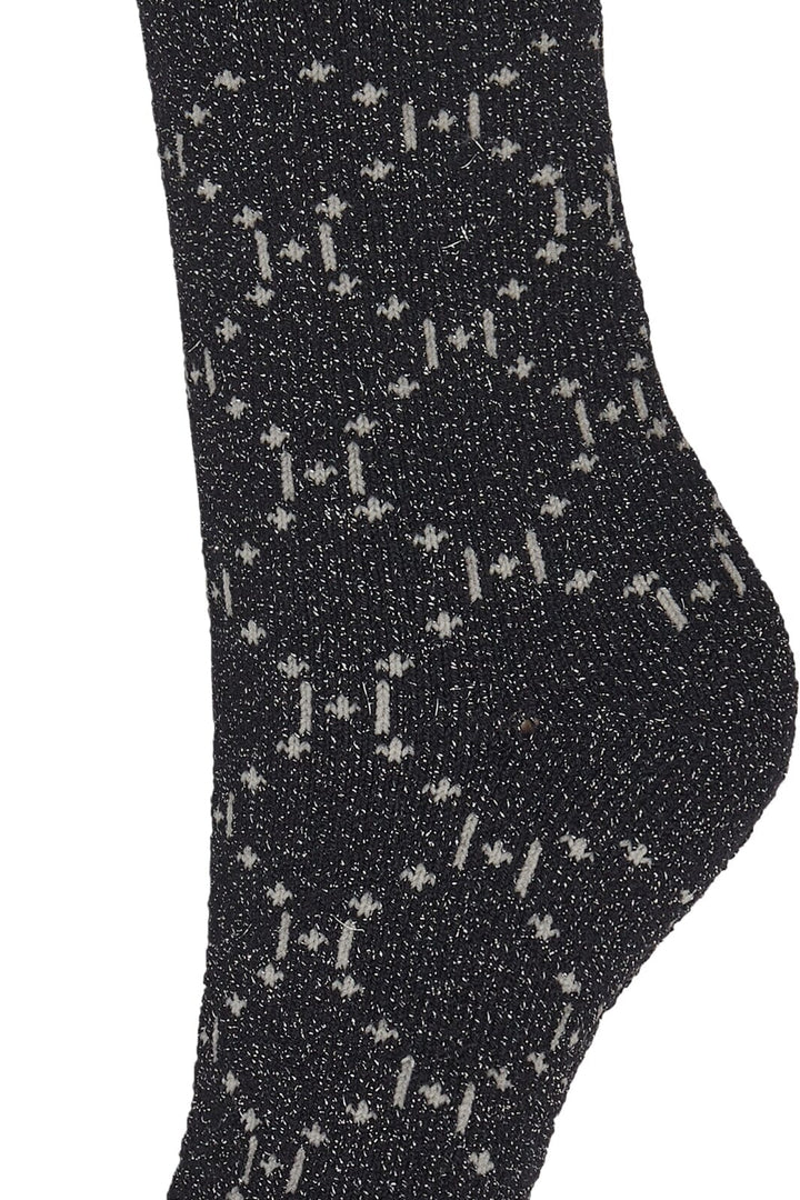 Hype The Detail - Cosy Socks Logo 37345-75 - 1130 Sort Strømper 