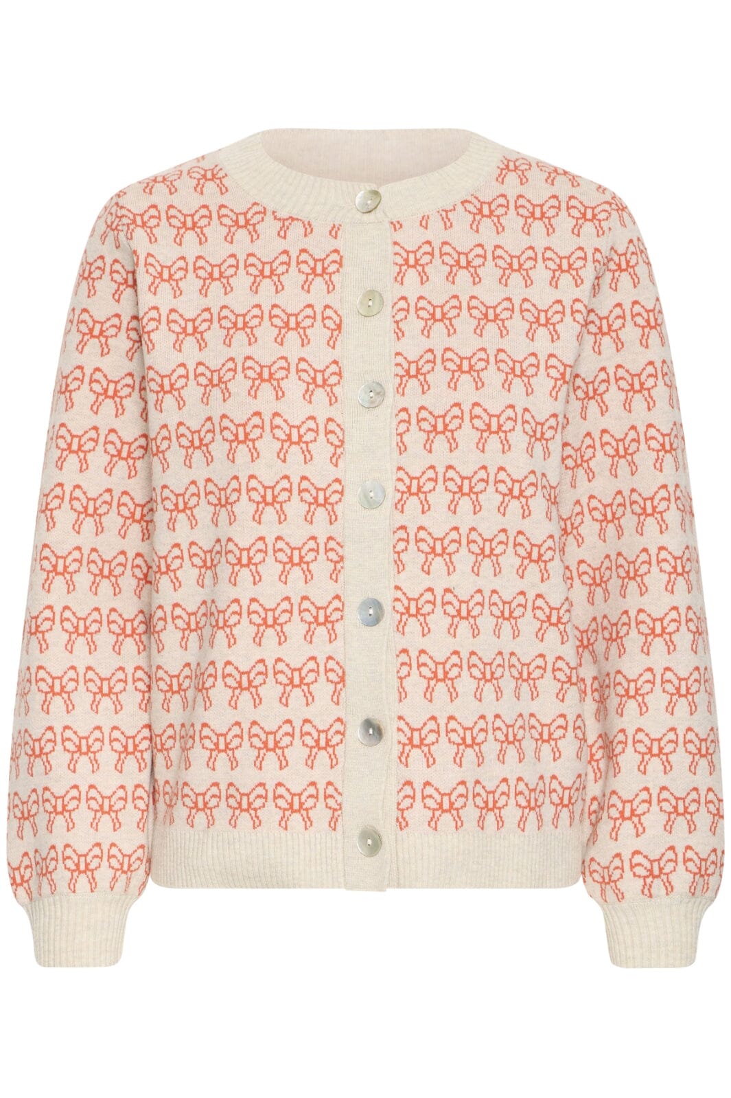 Ichi - Ihbrielle Ca3 - 204264 Oatmeal W. Fiesta Cardigans 