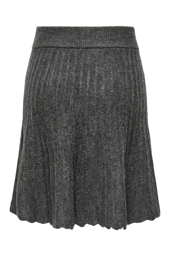 Jdy - Jdyletty Skirt Knt - 4694818 Dark Grey Melange