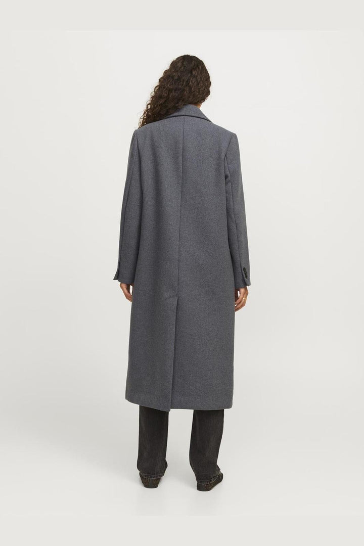 Jjxx - Jxelisa Long Wool Blend Coat 12258930 - 4521685 - Medium Grey Melange