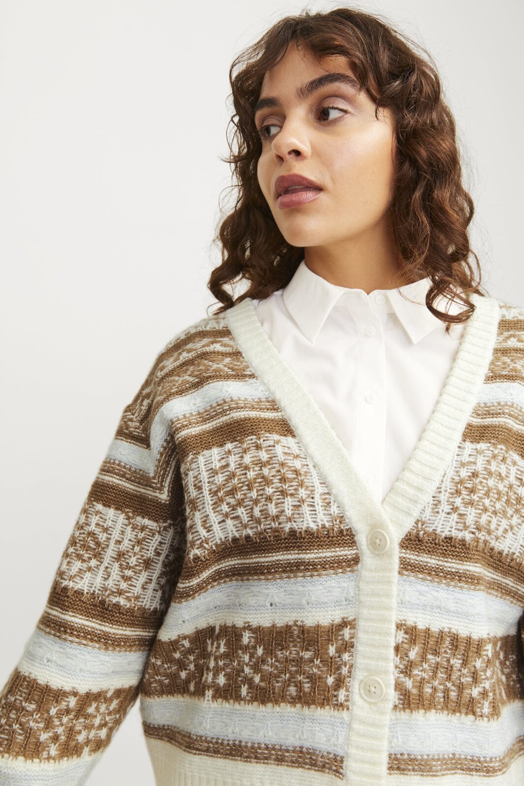 Jjxx - Jxgalilea Cardigan Knit 12261552 - 4575099 - Vanilla Ice