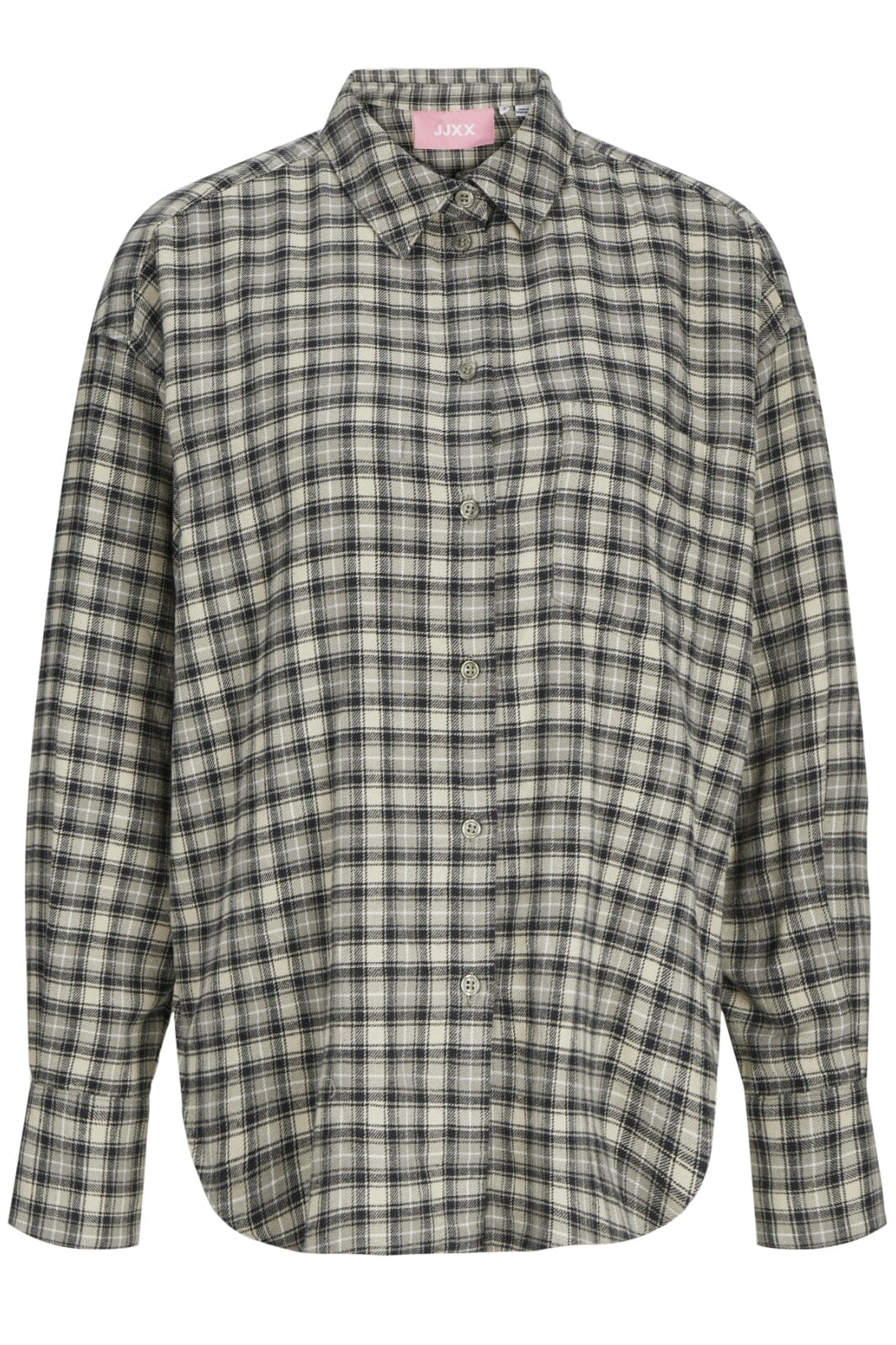 Jjxx - Jxjamie Flannel Ls Shirt Sn - 4650977 Vetiver Check Skjorter 