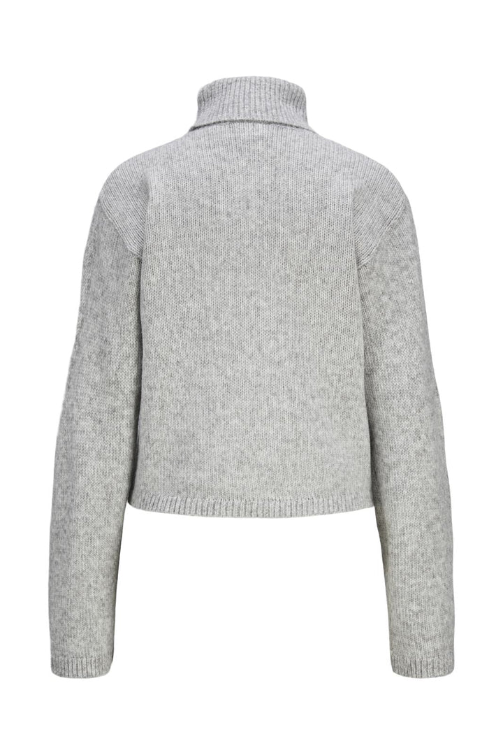 Jjxx - Jxrosanna Roll Neck Knit - 4625967 Light Grey Melange