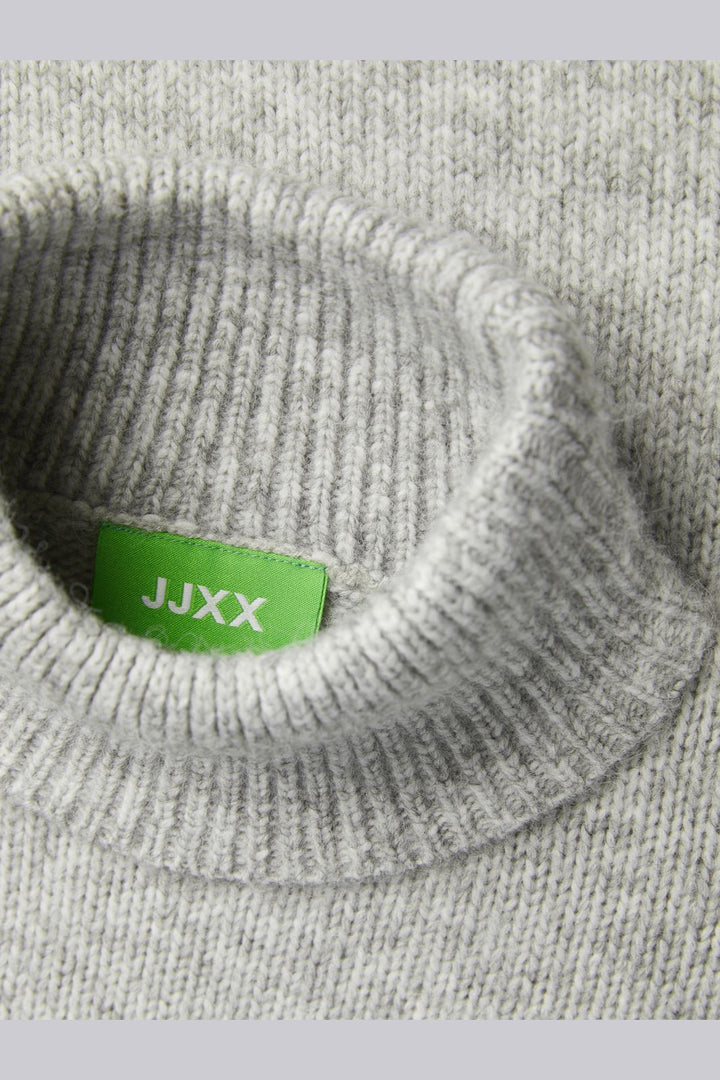 Jjxx - Jxrosanna Roll Neck Knit - 4625967 Light Grey Melange