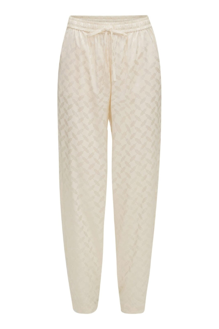 Karmamia - Cora Pants - Ivory Keffiyeh Jacquard Bukser 