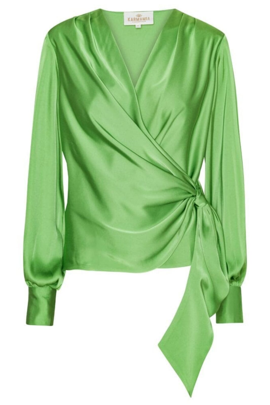 Karmamia - Ines Blouse 2142 - Semi Rich Pistachio Green