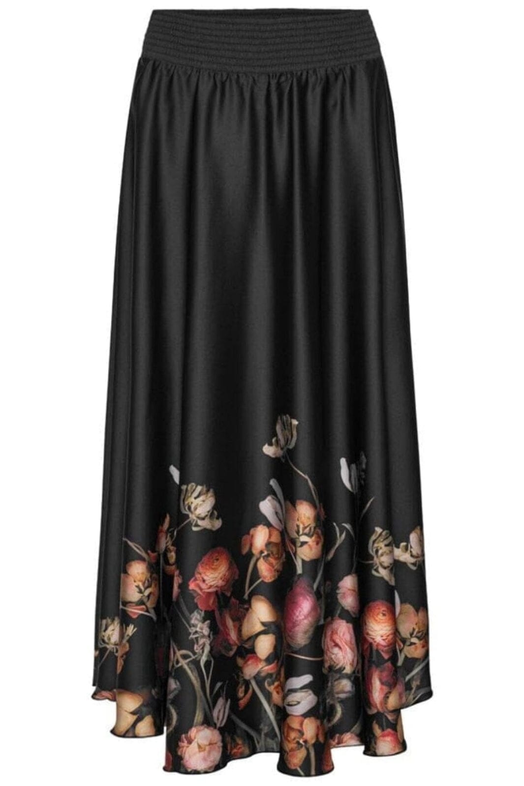 Karmamia - Savannah Skirt - Black Blossom Nederdele 