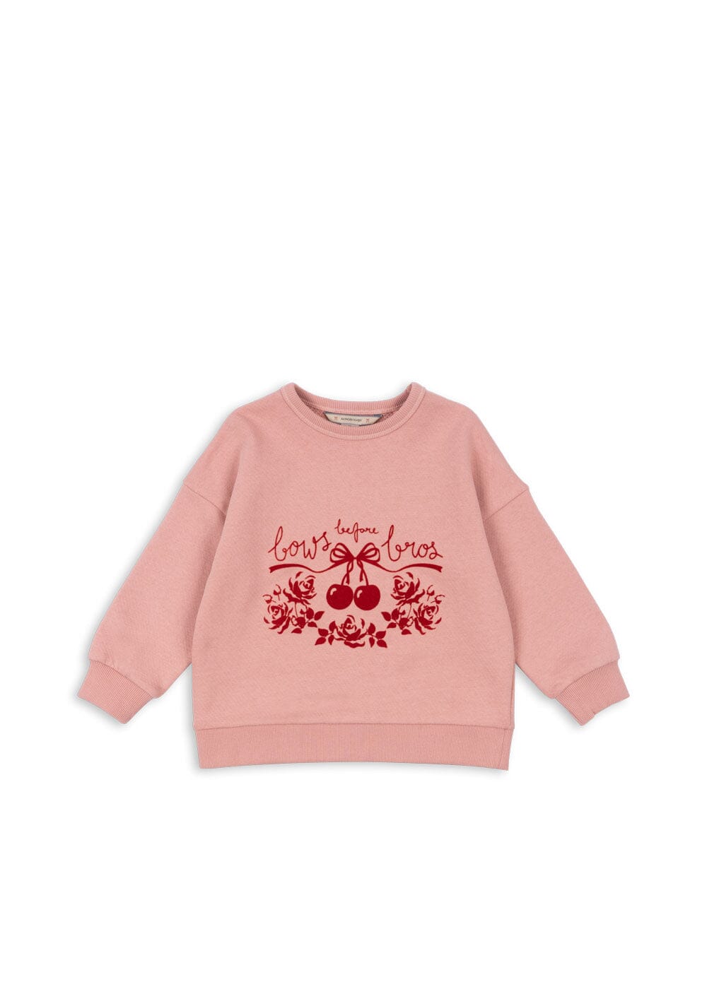 Konges Sløjd - Loupy Lou Sweatshirt Gots ks102025 - Bow Rose Sweatshirts 