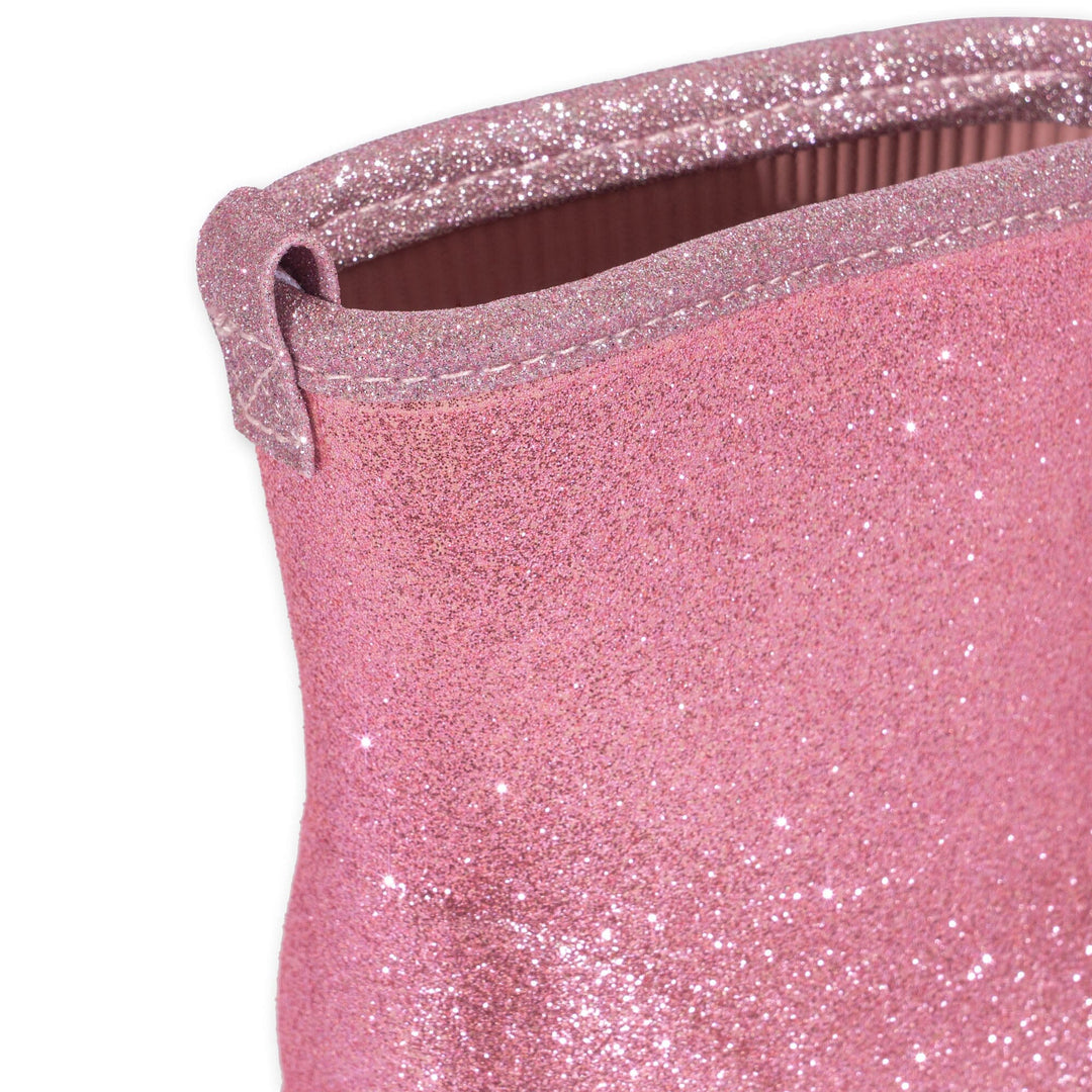 Konges Sløjd - Luc Lightweight Glitter Rain Boot - Glitter Rose Gummistøvler 