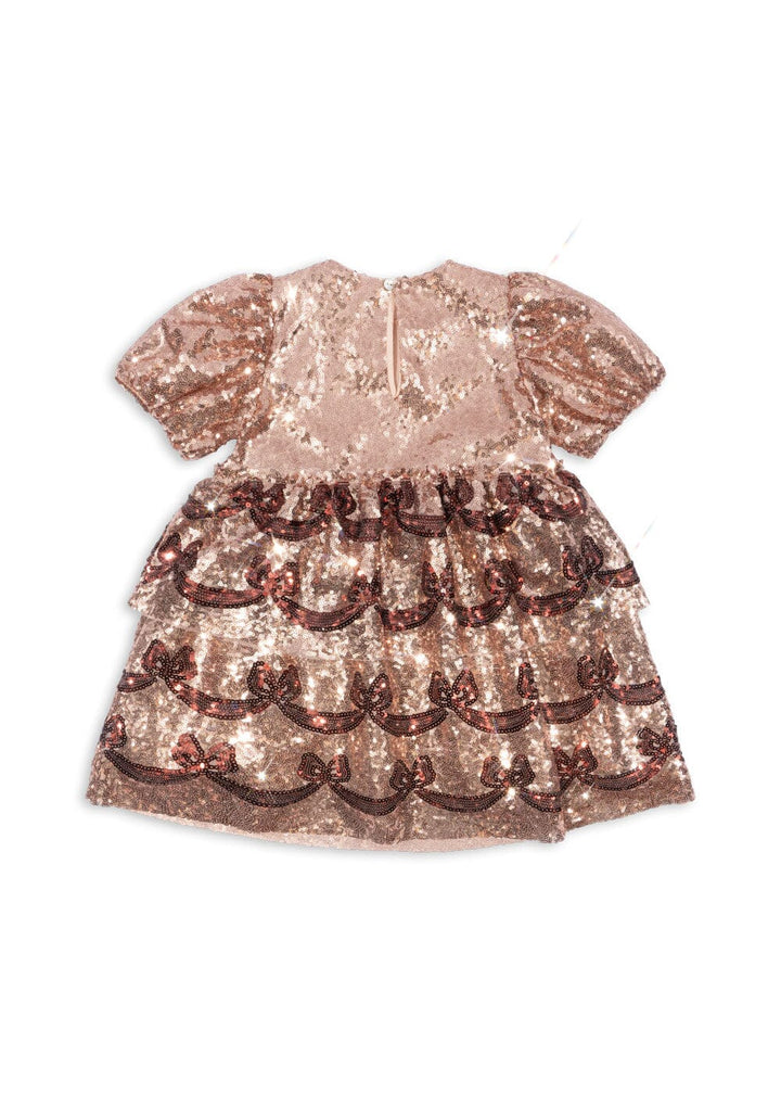 Konges Sløjd - Starla Bow Wow Dressks102116 - Gold Blush Kjoler 