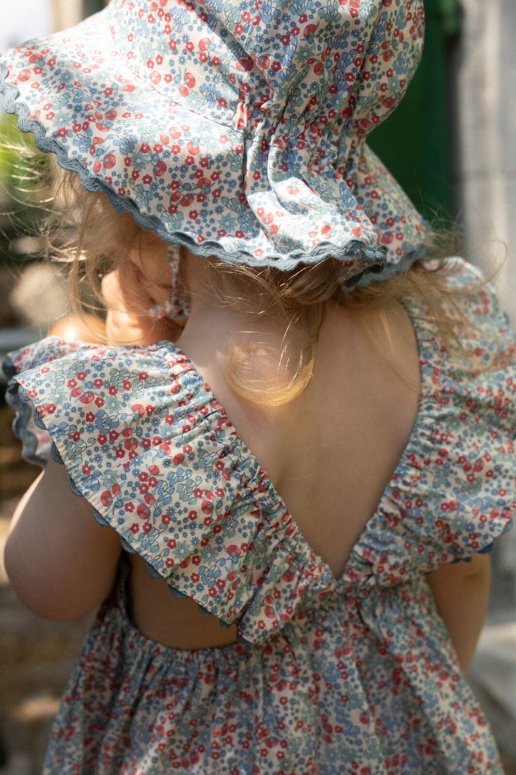 Konges Sløjd - Verbena Sunhat - Bibi Blue Sommerhatte & UV hatte 