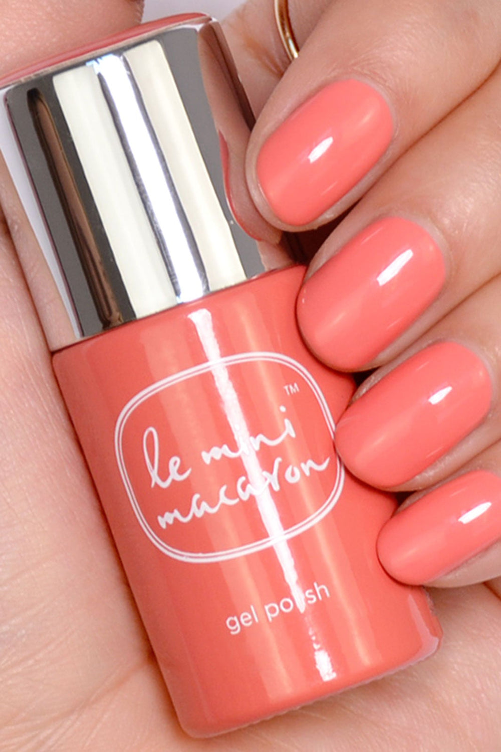 Le Mini Macaron - Neglelak Gel - Peach Neglelak 