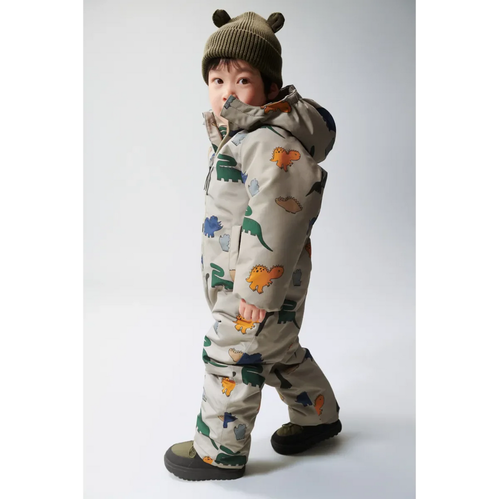 Liewood - Isa Snowsuit - Dinosaurs / Mist Flyverdragter 