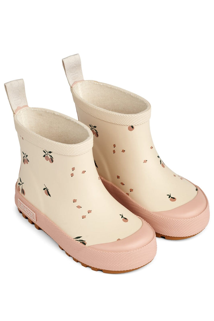 Liewood - Tekla Printed Rainboot - Peach / Sea shell