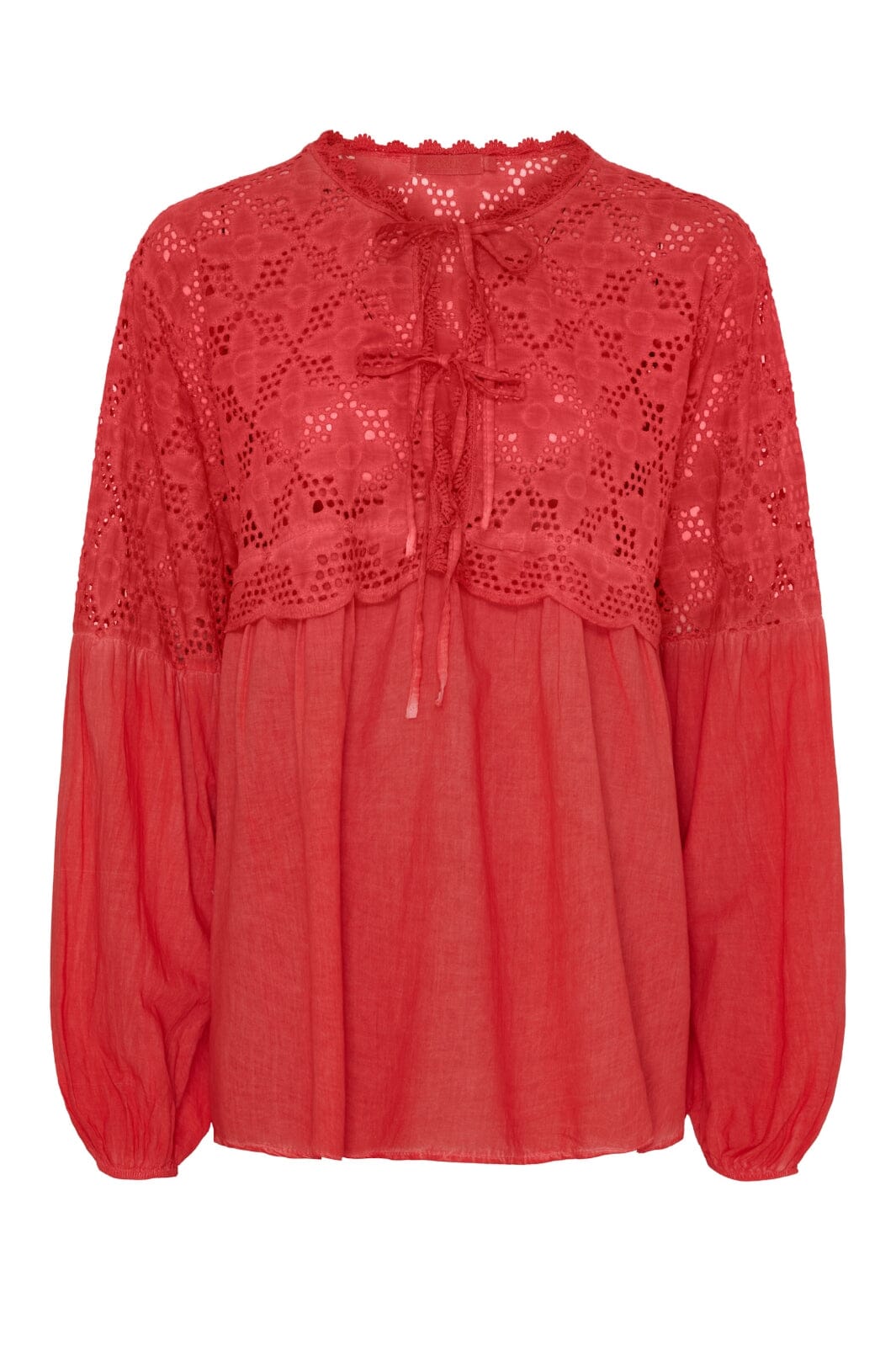 Marta Du Chateau - Mdcaurora Blouse - Rosso Cold Wash Bluser 