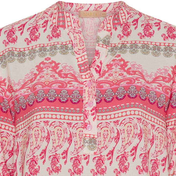 Marta Du Chateau - Mdcfranziska Blouse - Pink Originale Bluser 