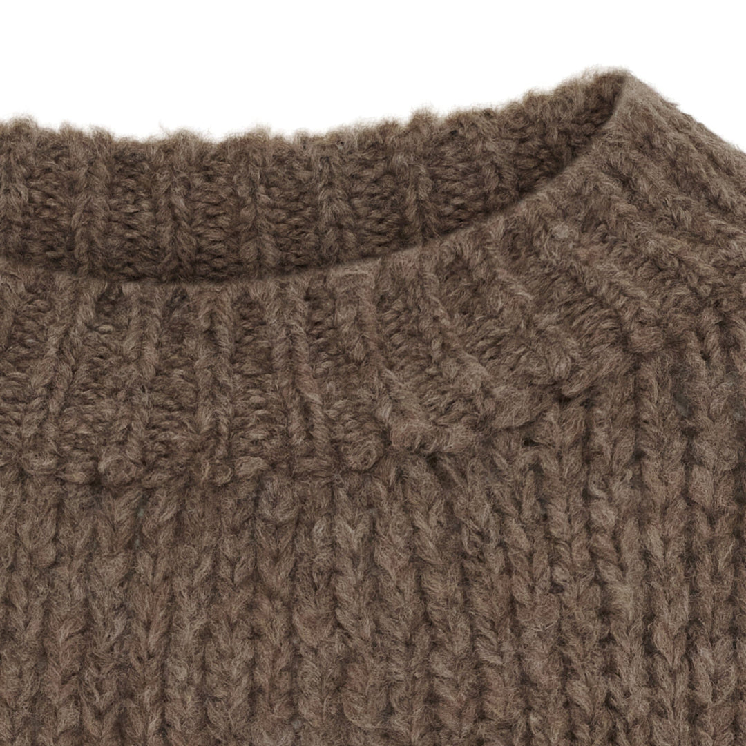 Marta Du Chateau - Mdcodette Knit 9162 - Fango Strikbluser 