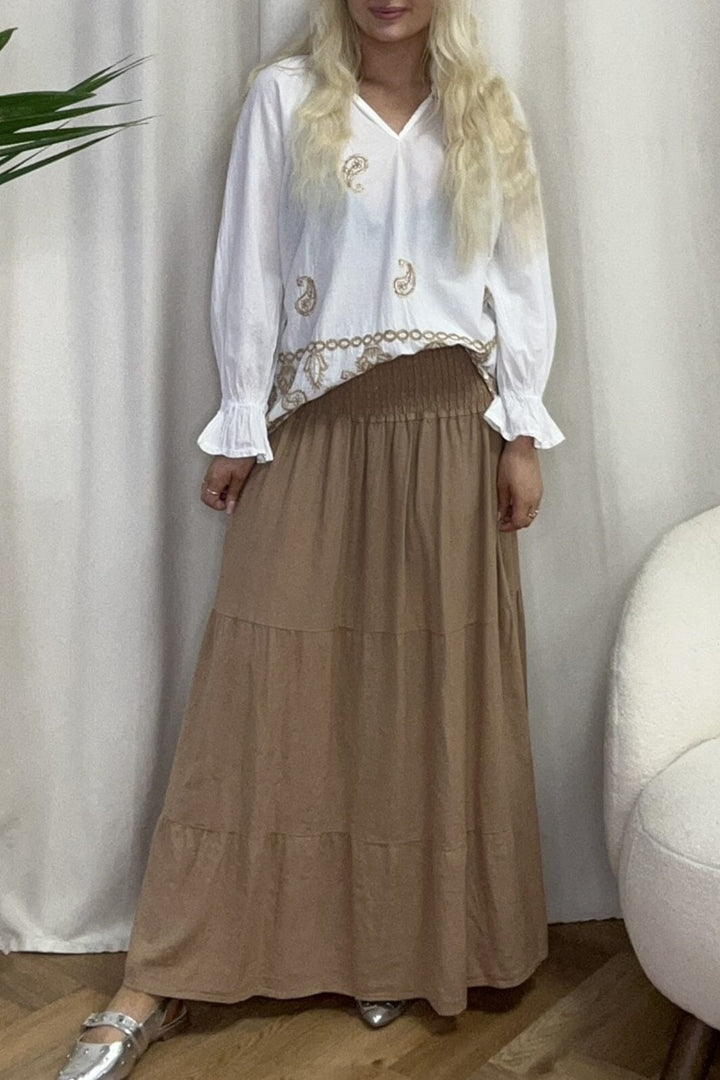 Marta Du Chateau - Mdcprincess Skirt - 2933 Macchiato Nederdele 