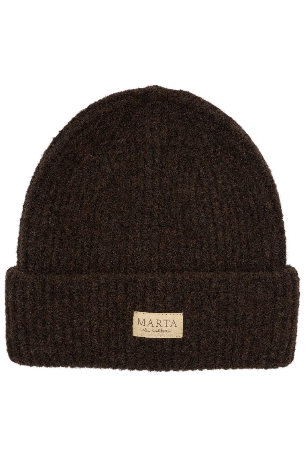 Marta Du Chateau - Rib Beanie Hat - 151512 Brown Huer 