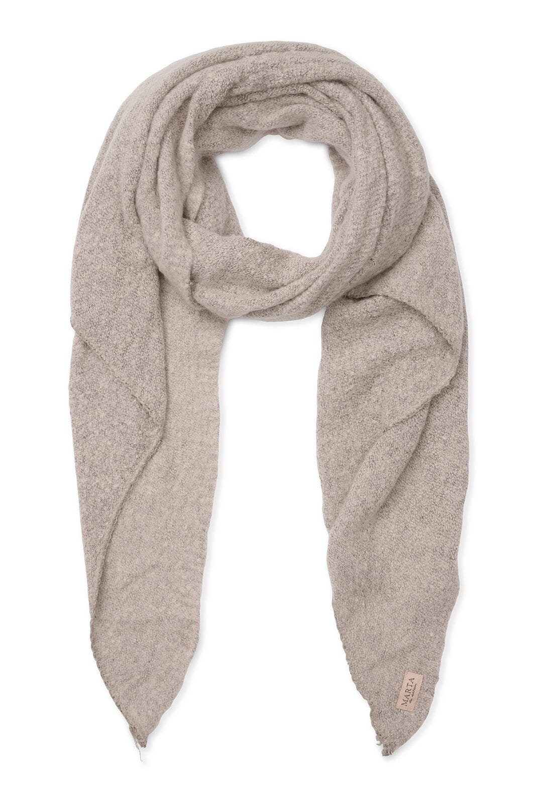 Marta Du Chateau - Scarf - 194007 Beige Tørklæder 