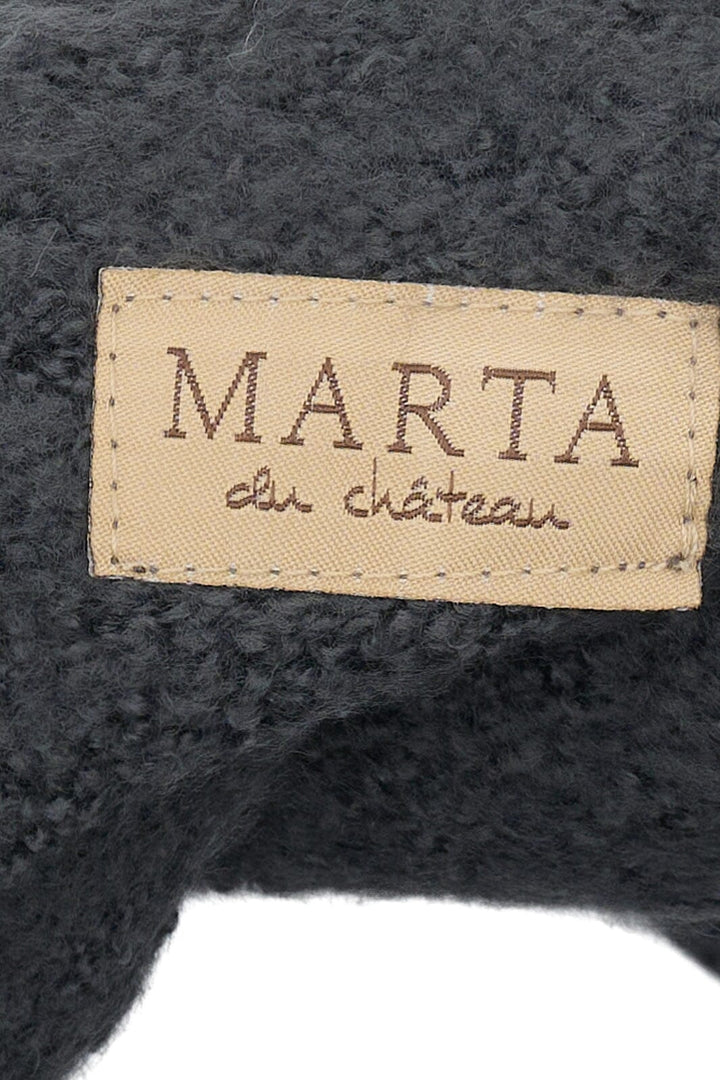 Marta Du Chateau - Scarf 194007 - Dark Grey Tørklæder 