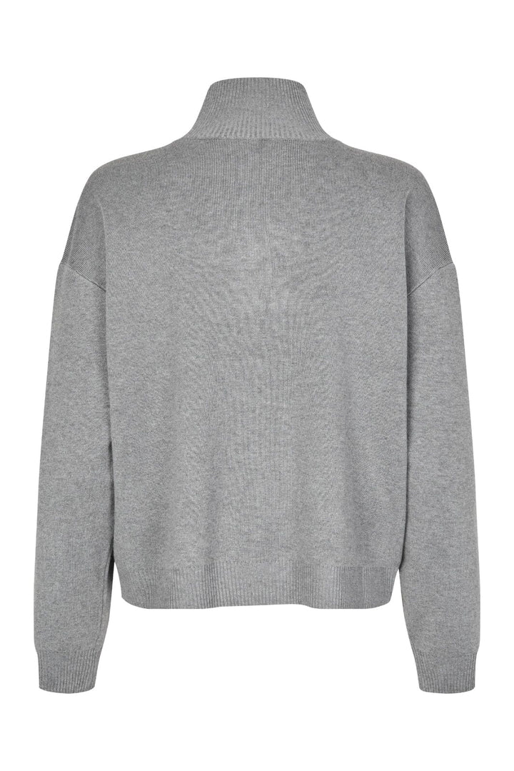 MbyM - Joely-M - H50 Medium Grey Melange Strikbluser 