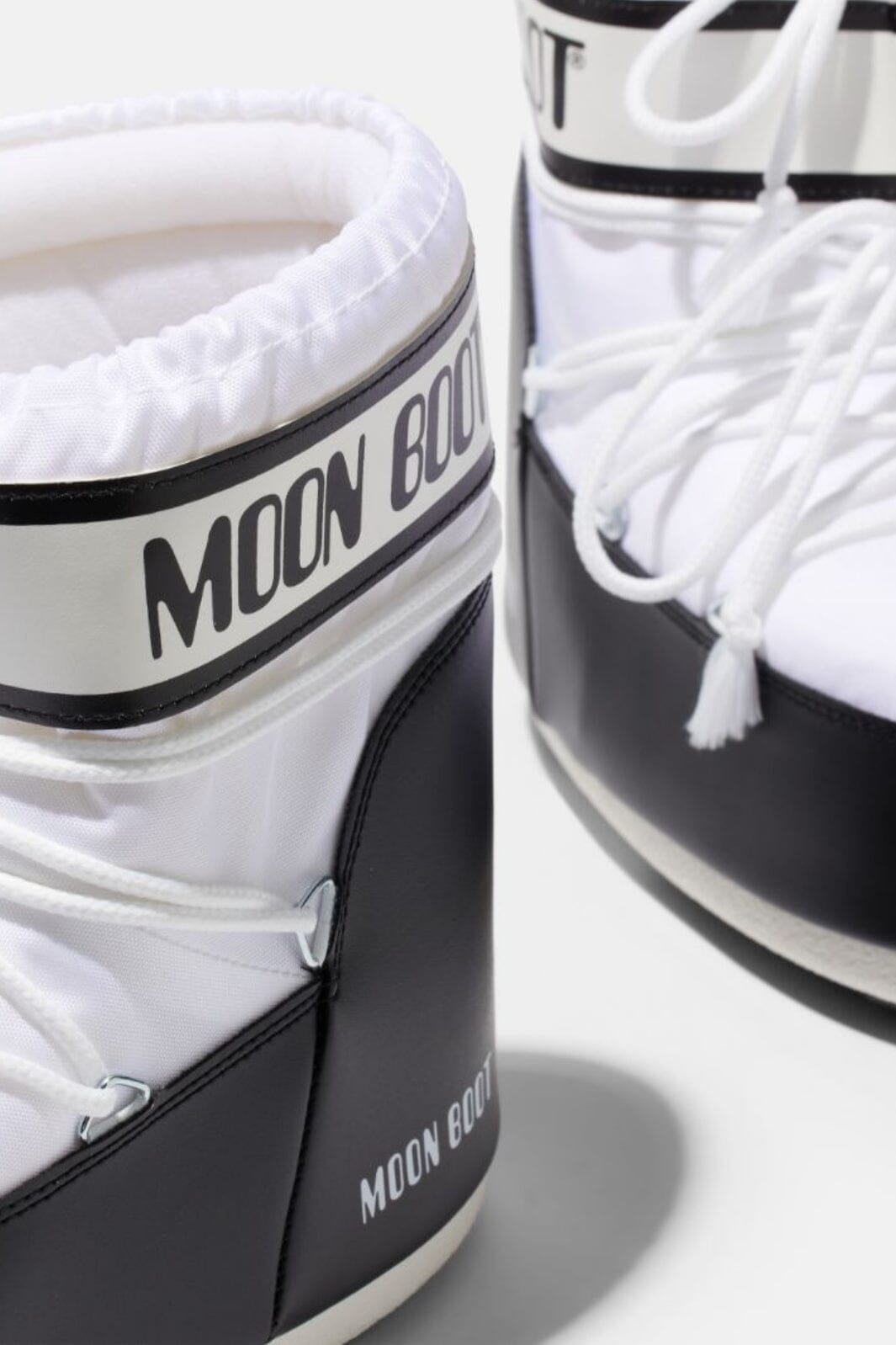 Moon Boot - Mb Icon Low Nylon - A001 White/Black Støvler 