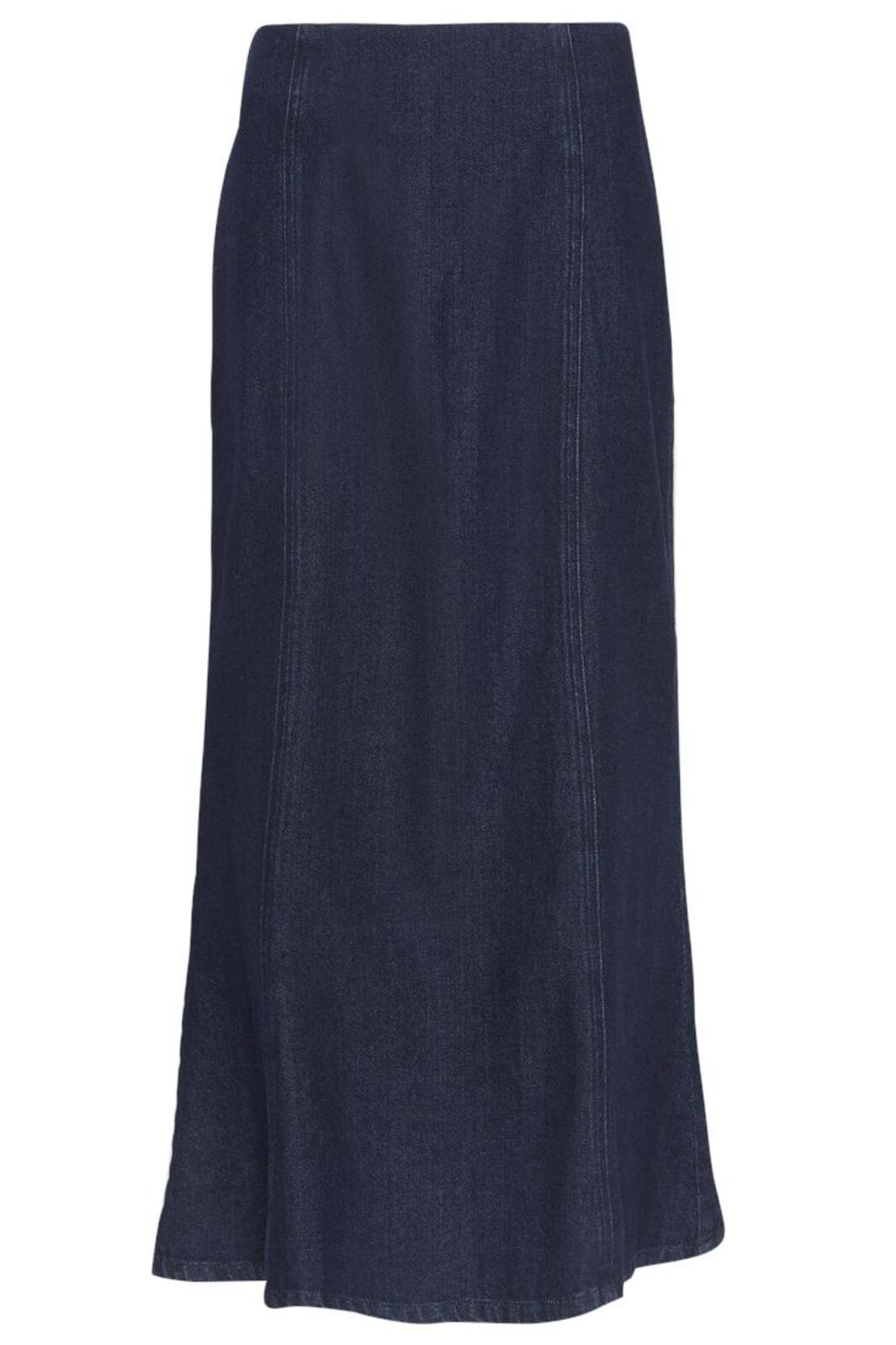 Moss Copenhagen - Mscholiva Elena Skirt 19071 - Dark Blue Wash Nederdele 