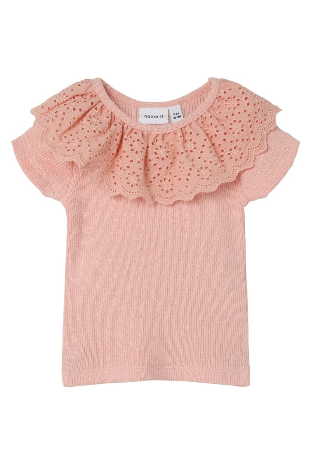 Name It - Nbfhelianay Ss Slim Top - 4648197 Apricot Blush T-shirts 