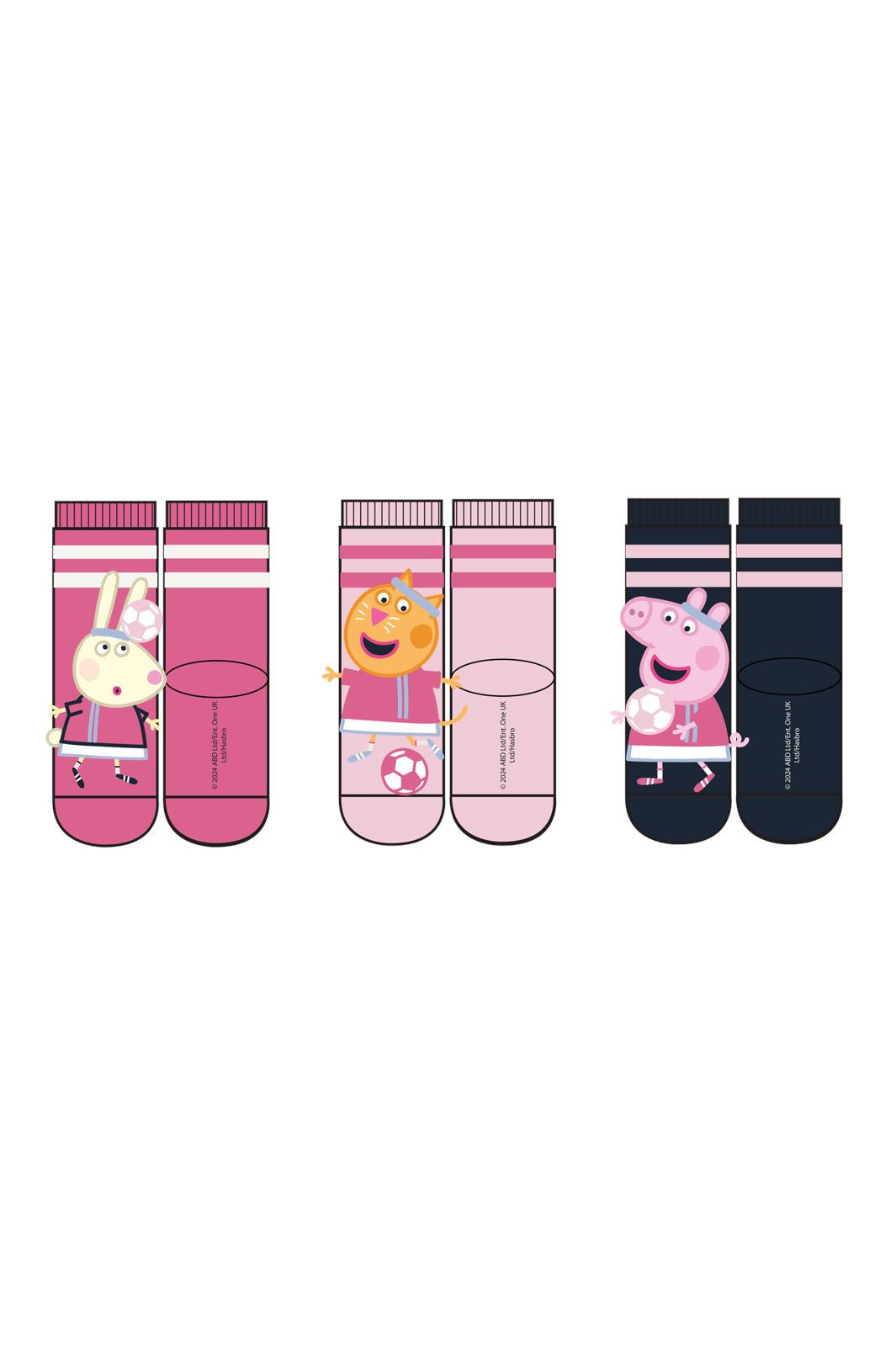 Name It - Nmfmerana Peppa Socks - 4628079 Parfait Pink 3P 1Xparfit P+1Xpower Pi+1Xdark Sapp