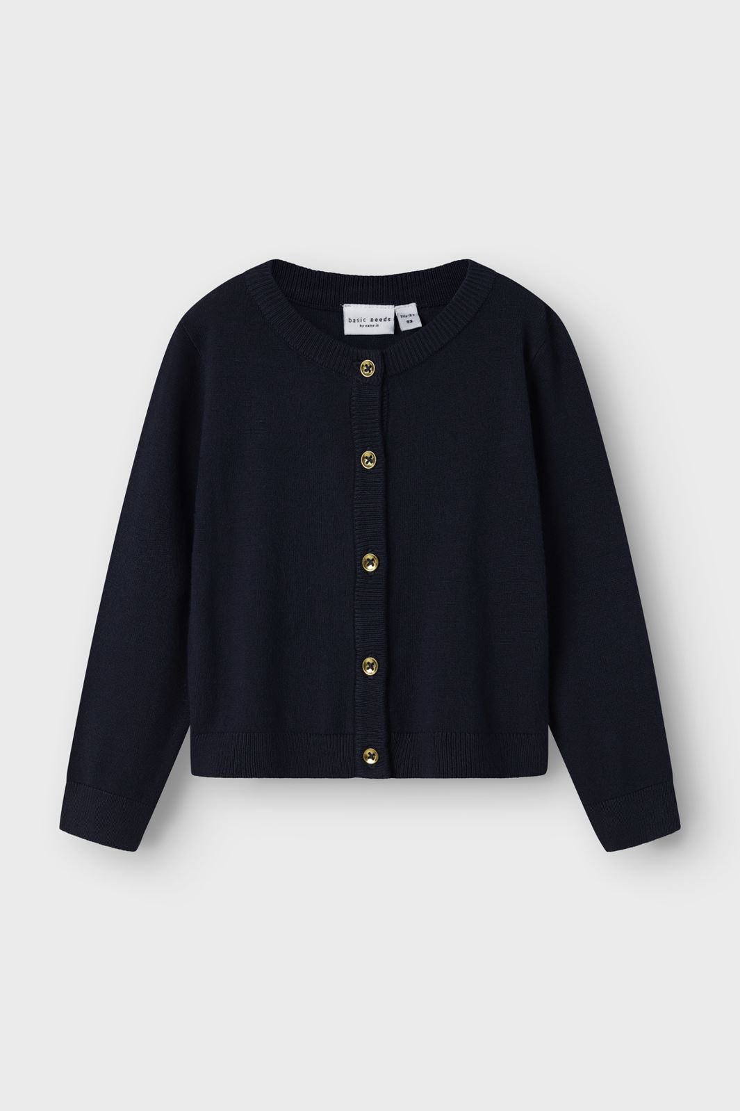 Name It - Nmfvalma Ls Short Knit Card - 4766973 Navy Blazer