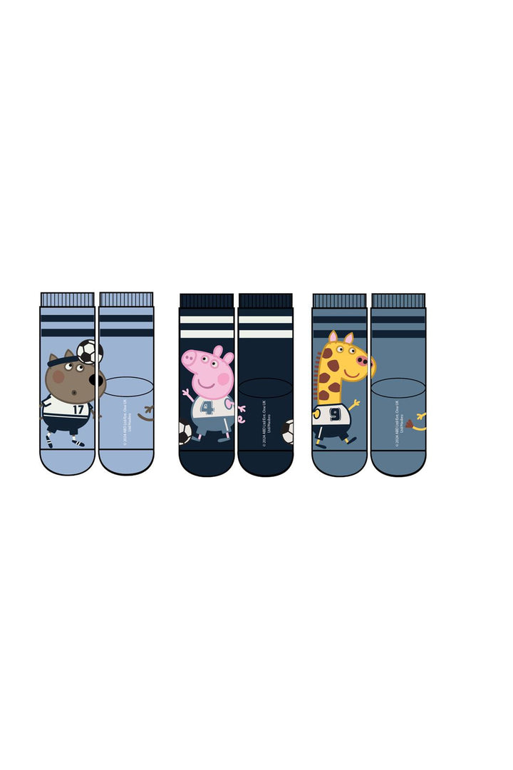 Name It - Nmmmarcelo Peppa Socks - 4627995 Dark Sapphire 3P 1Xdark Sapp+1Xchambray B+1Xprovinvial B