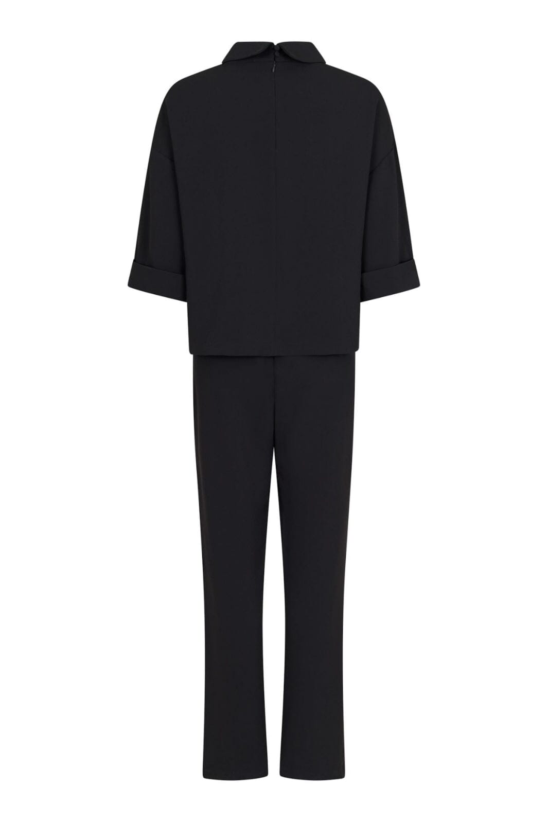 Neo Noir - Arlo Crepe Jumpsuit - Black Buksedragter 