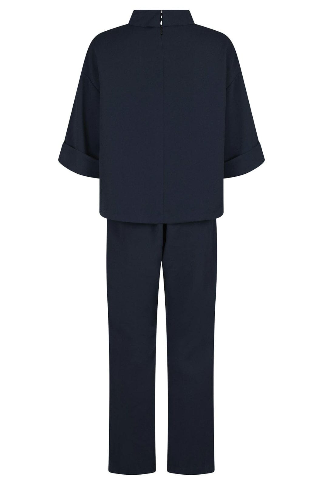 Neo Noir - Arlo Crepe Jumpsuit - Navy Buksedragter 